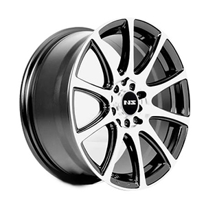 NS Wheels 1405 Black w/ Machined Face