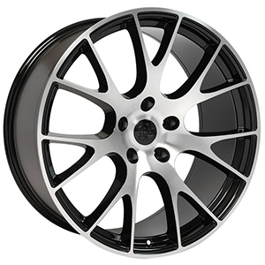 OEM Hellcat Black Machined
