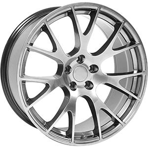 OEM Hellcat Silver Machined