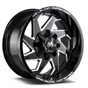 Off-Road Monster M09 Flat Black Milled