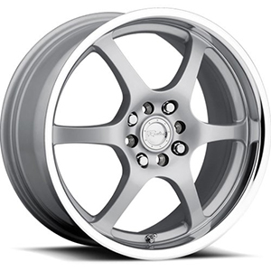 Raceline 126 Silver W/ Mirror Lip