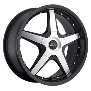 Raceline Cayman 191 Satin Black W/ Machined Face