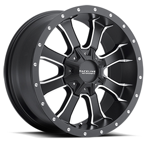 Raceline Mamba 927 Satin Black W/ Milled Spokes