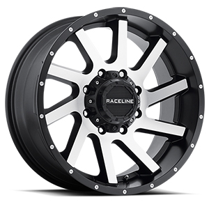 Raceline Twist 932 Satin Black W/ Machined Face