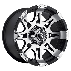 Raceline Raptor 982 Satin Black W/ Machined Face