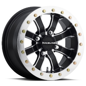 Raceline A71 UTV Mamba Beadlock Black Machined 