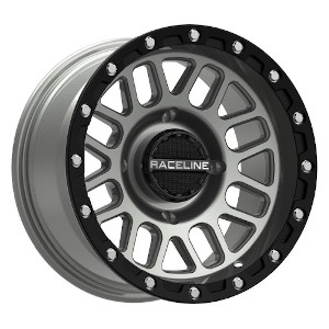 Raceline A93 UTV Podium Beadlock Stealth Gray