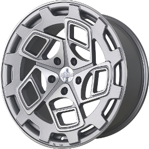 Radi8 R8CM9 Matte Silver W/ Machined Face