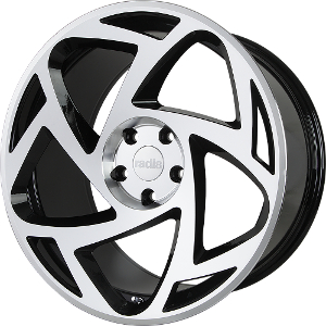 Radi8 R8S5 Black W/ Machined Face
