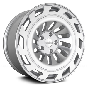 Radi8 R8T12 Matte Silver W/ Machined Face