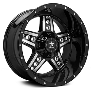 Rolling Big Power 90R Colt Gloss Black W/ Milled Spokes