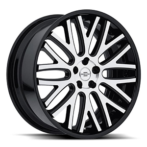 Redbourne Hampshire Gloss Black W/ Machined Face