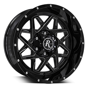 Remington Caliber Gloss Black W/ Milled Spokes