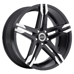 Strada Domani S40 Gloss Black Machined Tips