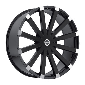Strada Gabbia S50 Gloss Black Machined Tips