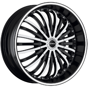 Strada Spina S16 Gloss Black Machined