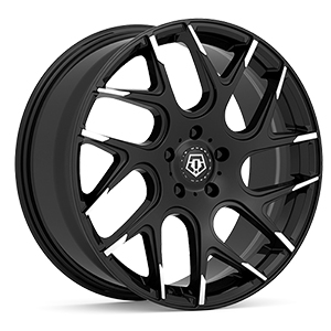 TIS 542 Gloss Black W/ Machined Tips