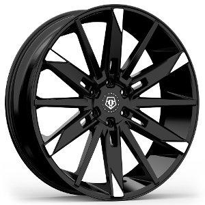 TIS 545 Gloss Black W/ Machiend Tips