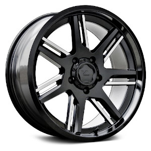 V-Rock Throne R12 Satin Black Milled