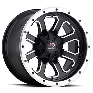 Vision Off-Road Commander 548 Black W/ Machined Face