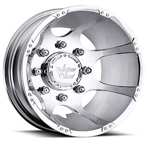 Vision Off-Road Crazy Eight 715 Chrome Dually Rear