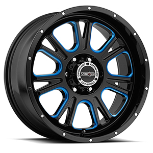 Vision Off-Road Fury 399 Gloss Black W/ Blue Tint