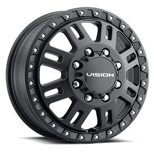 Vision Off-Road Manx 2 Satin Black Dually Front