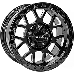 Weld Off-Road Cinch W902 Gloss Black Milled Beadlock