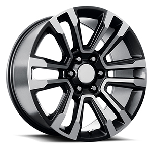 Wheel Replicas Denali V1184 Gunmetal Machined