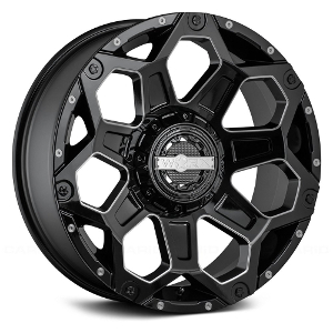 Worx Clash 812 Gloss Black Milled