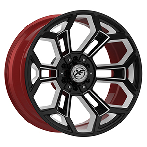 XF Forged XFX-308 Black Red Machined