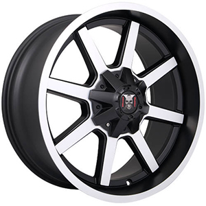 Xtreme Mudder XM302 Matte Black Machined