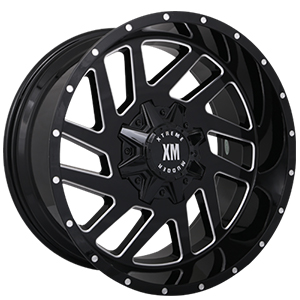 Xtreme Mudder XM310 Gloss Black Milled