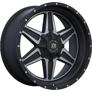 Xtreme Mudder XM317 Gloss Black Polished Milled