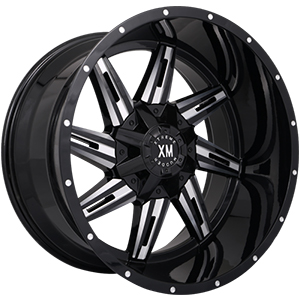 Xtreme Mudder XM321 Gloss Black Milled