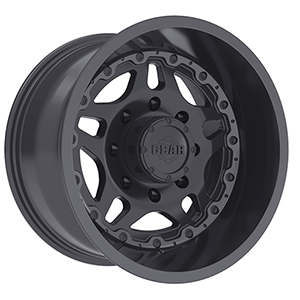 Gear Offroad Drivetrain 744 Satin Black W/ Gloss Black Lip