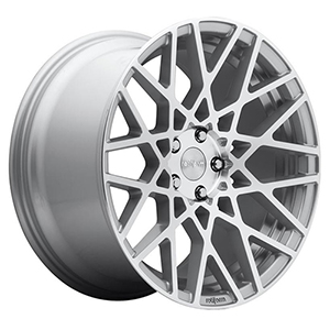 Rotiform BLQ R110 Silver W/ Machined Face