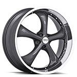 Status Retro S818 Charcoal W/ Machined Lip