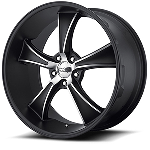 American Racing BLVD VN805 Satin Black W/ Machined Face