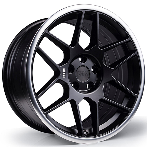 3SDM 0.09 Spin Forged Matte Black W/ Mirror Cut Lip