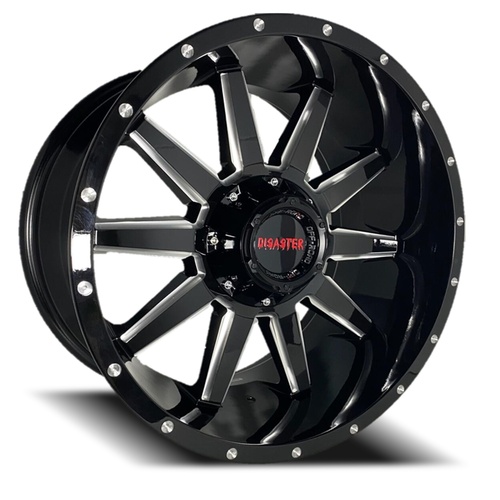 Disaster Off Road D04 Gloss Black W/ Milled Accents