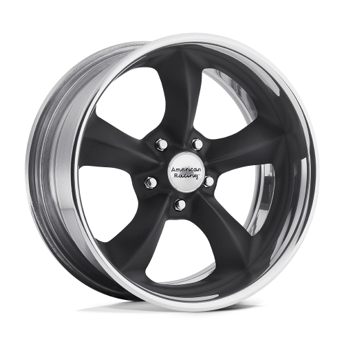 American Racing VN425 Torq Thrust SL Hot Rod Black With Polished Lip