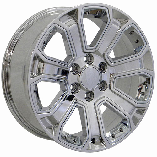 Replica Wheel Chevrolet Silverado CV93B Chrome W/ Chrome Inserts