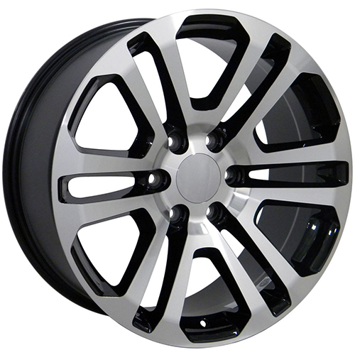 Replica Wheel GMC Sierra CV99 Black Machined