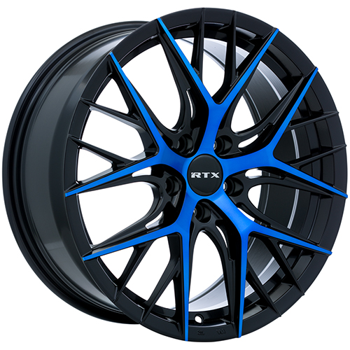 RTX Valkyrie Gloss Black W/ Machined Blue