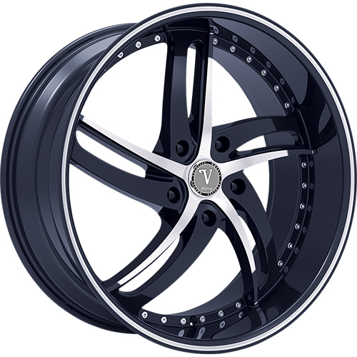 Velocity Wheel VW25 Black Machined