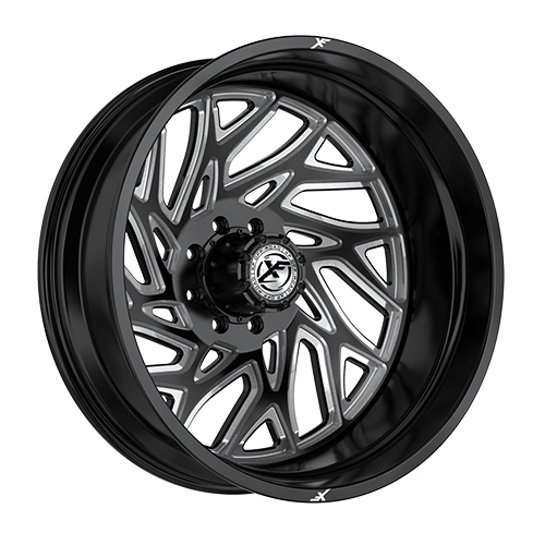 XF Offroad XF-229 Gloss Black Milled Dually