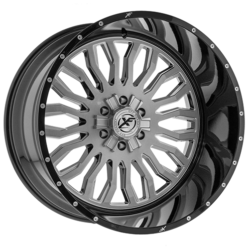 XF Flow XFX-305 Brushed Black Milled Window with Black Lip