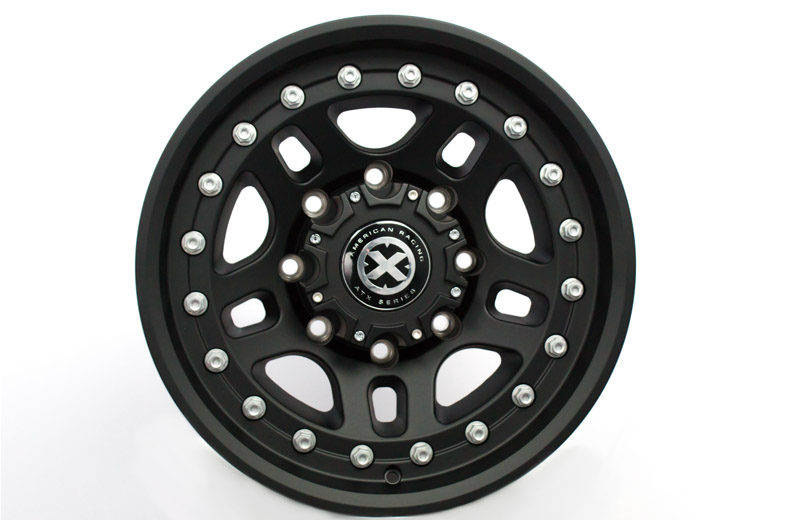 Atx Ax195 17x9 8 Lug Cornice Black Teflon Wheels Rims .JPG