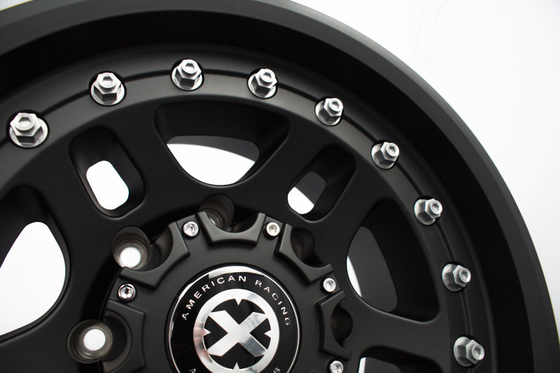 Atx Ax195 17x9 8 Lug Cornice Black Teflon Wheels Rims .JPG